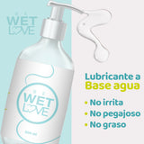 Lubricante Intimo Sexual Base agua Be Wetlove con Aloe Vera 500ml - bewetlove