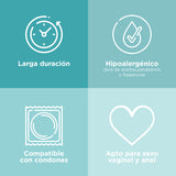 Lubricante Intimo Sexual Base agua Be Wetlove con Aloe Vera 500ml - bewetlove